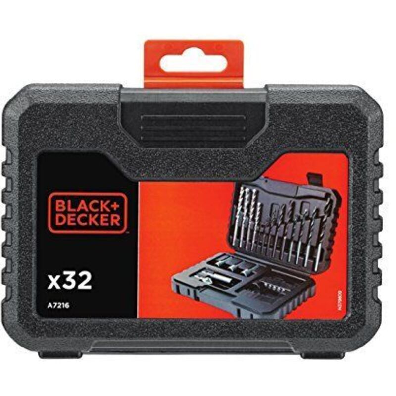 Coffret de perçage et de vissage Black&Decker A7216-XJ 32 pièces