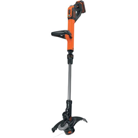 Black + Decker Coupe-bordures POWERCOMMAND 18V 2Ah 28CM chargeur 5h