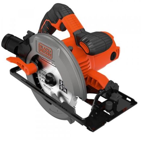 BLACK & DECKER CS1550-QS Sega circolare elettrica 1500W Ø 190mm inclinazione 45°