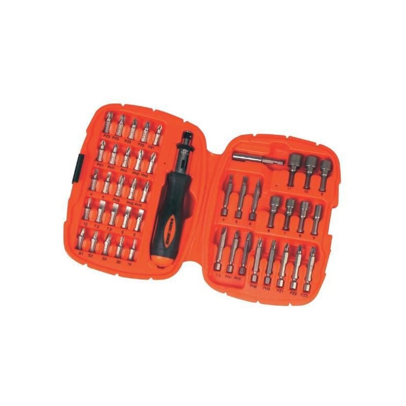 Black&decker - black + decker Ensemble pour vissage 45 pieces