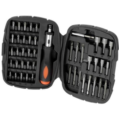 BLACK + DECKER Ensemble pour vissage 45 pieces