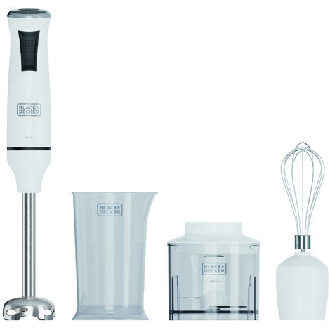 Black+Decker FRULLATORE AD IMMERSIONE BXHBA750E 750 W con accessori