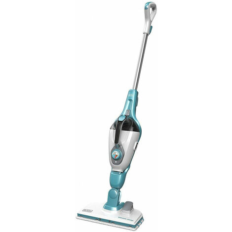 Black & Decker FSMH13151SM - Nettoyeur vapeur balai - 0,5 L - 6 m - Bleu - Argent - Blanc - 1300 W - 20 min (FSMH13151SM-QS)