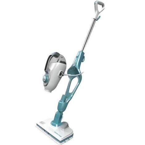 Black & Decker FSMH1321J Nettoyeur Vapeur Balai Blanc Bleu