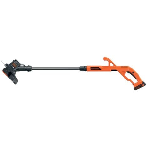 BLACK+DECKER Gartenmaschinen - 18V Akku-Rasentrimmer, Schnittbreite 25 cm, 1x 1,5 Ah Li-Ion Akku, Ladegerät ST1823-QW
