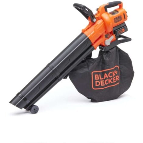 BLACK&DECKER BLACK+DECKER Gartenmaschinen - Akku-Laubbläser/-sauger 3-in-1, 36V, 1x 2,5 Ah Li-Ion Akku, Ladegerät BCBLV3625L1-QW