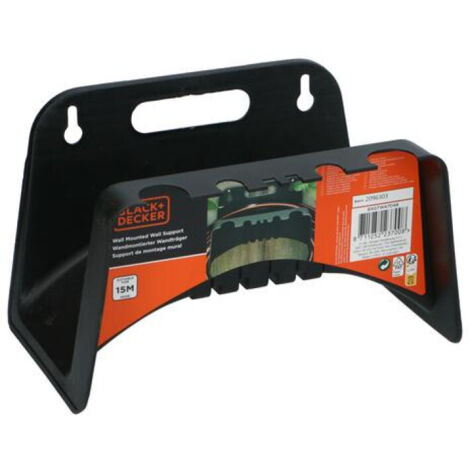 Black+Decker Gartenschlauchhalter praktische Wandhalterung