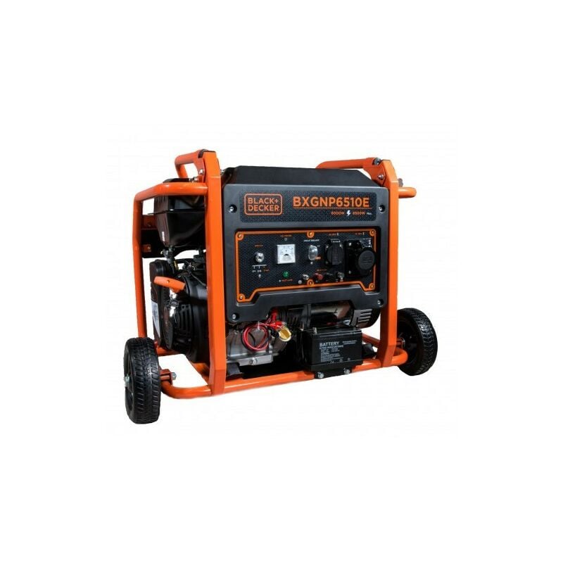 Black&decker - black+decker Groupe électrogène 6.5Kw Essence 230V BXGNP6510E monophasé