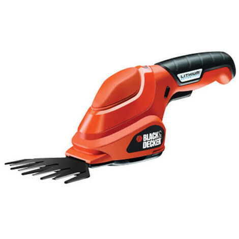 Black and Decker Kit with Scissors Mower + 7V 1.2Ah Lithium Shrub.