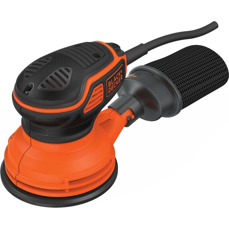 Ponceuse excentrique filaire 240 w ø 125 mm - black+decker - KA199-S