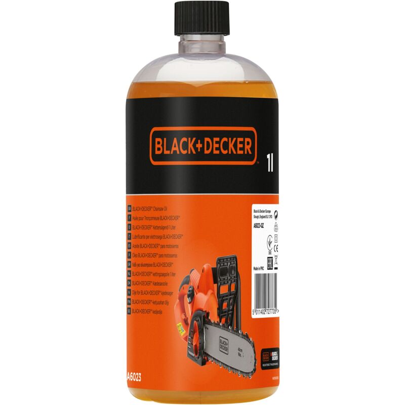 Olio per motoseghe - 1 litro black+decker A6023-QZ