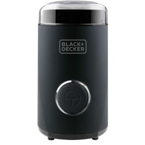 Black+Decker Macinacaffe' Elettrico 150W Plastica Nero-Acciaio