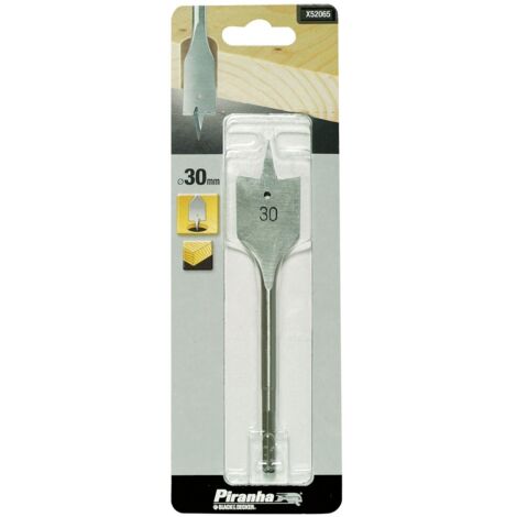 BLACK DECKER - PIRANHA - PUNTA PIATTA PROFESSIONALE PER TRAPANI - PER FORI LEGNO - Ø30MMx154MM