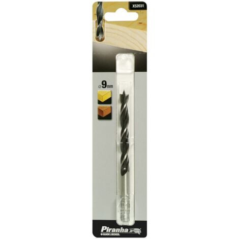 BLACK DECKER - PIRANHA - PUNTA PROFESSIONALE PER TRAPANI - ELICOIDALE PER LEGNO - Ø9MMx130MM