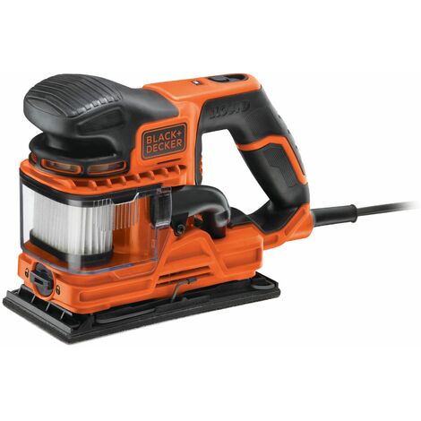 BLACK+DECKER Ponceuse 1/3 Feuille Filaire 270W - DuoSand - KA330EKA-QS