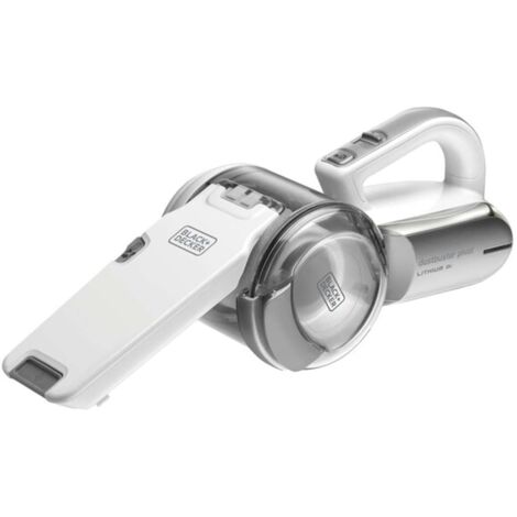 BLACK+DECKER Pulizia - Aspirapolvere portatile a batteria 18V, stazione di ricarica, color titanio/cromo PV1820L-QW