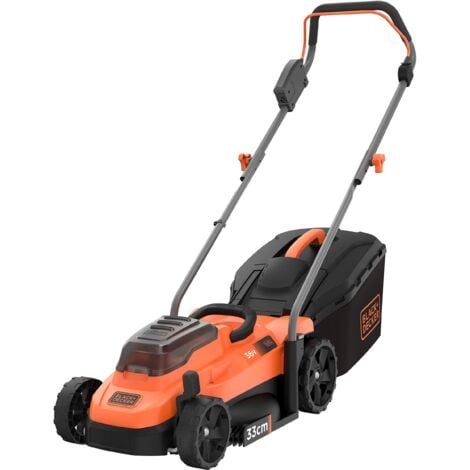 BLACK & DECKER BLACK+DECKER RASAERBA A BATTERIA 36V - UNITA' SENZA BATTERIA E SENZA CARICABATTERIE - 33cm scocca - CESTO 35 LT BCMW3336N-XJ