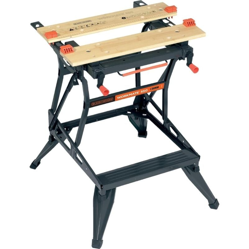 Black&decker - Workmate klappbare Schraubstock-Werkbank – black+decker – WM550-XJ