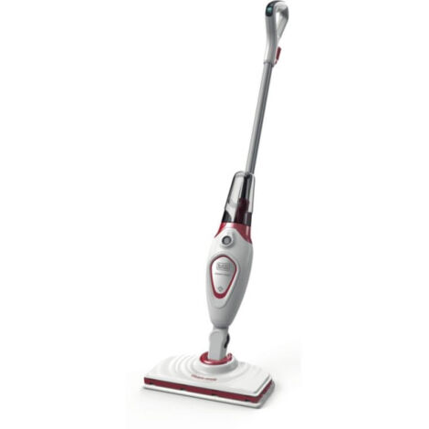 Black & Decker steam-mop BDS1616R - Nettoyeur à vapeur - balai - sans sac - blanc