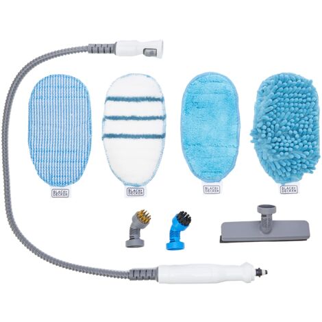BLACK+DECKER SteaMitt Kit Accessori Guanto a Vapore Kit Tubo Flessibile 8 Pezzi, FSHSMA-XJ