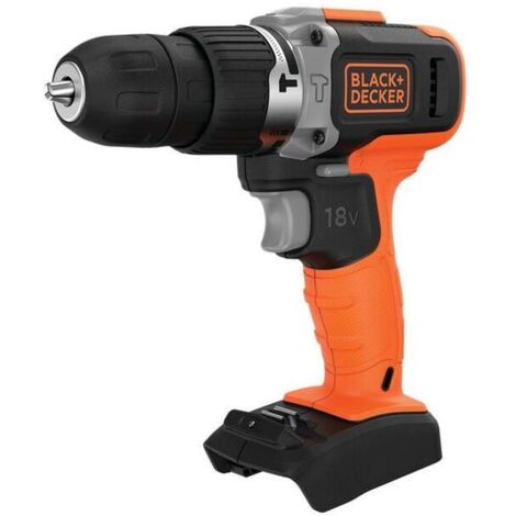 BLACK+DECKER - Taladro percutor AKU de 18V, sin batería ni cargador BCD003N-XJ