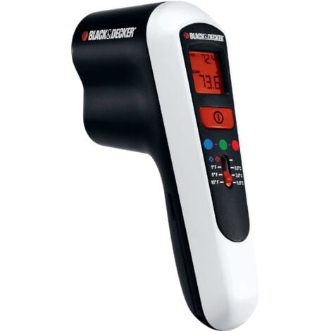 BLACK & DECKER BLACK+DECKER TLD100-XJ Rilevatore Di Perdite Termiche: Rilevazione Di Spifferi Freddi E Caldi, Display Digitale Per Lettura Temperatura, Sensore Raggi Infrarossi, Batteria 9v [non Adatto A Persone]