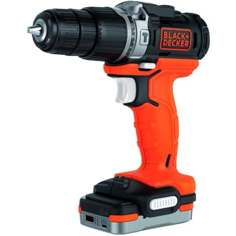 BLACK & DECKER Trapano avvitatore a batteria con percussione 'bdc 12v - 1,5 ah litio