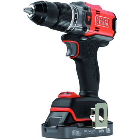 Black+Decker TRAPANO AVVITATORE A PERCUSSIONE BLD683D1XK-QW BRUSHLESS 18V 1 batteria 2,0 Ah
