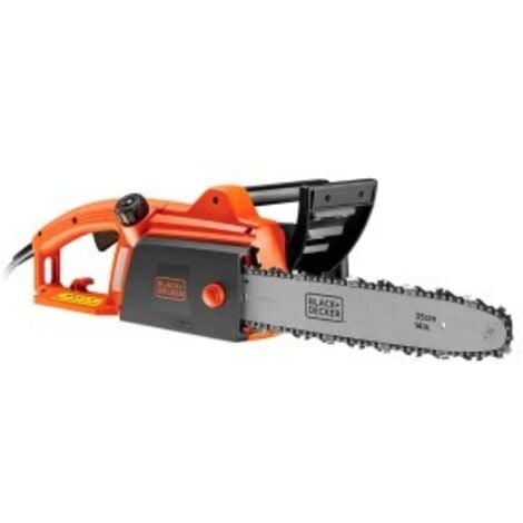 BLACK & DECKER Tronçonneuse 35cm 1800W - tendeur avec clé CS1835