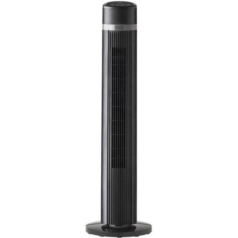 Black & Decker – Ventilateur colonne 45W – 4 vitesses – 3 modes – Minuterie 15h – Système oscillant – Niveau sonore 60,9 dB – Hauteur 1020 mm - BXEFT50E