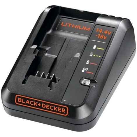 BLACK & DECKER BLACK+DECKER Zubehör - 1A Ladegerät für 14,4/18 V Akkus BDC1A-QW