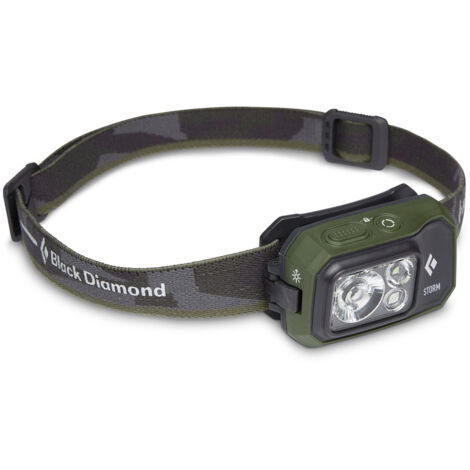 Black Diamond Storm 450 Oliva Linterna con cinta para cabeza
