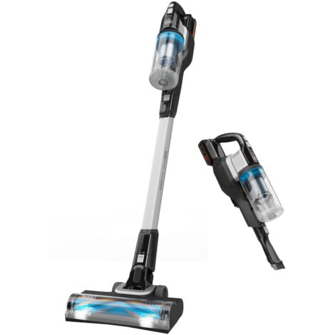 Black e Decker BHFEB520D1 Scopa elettrica batteria Aspirapolvere senza filo Nero Trasparente Bianco