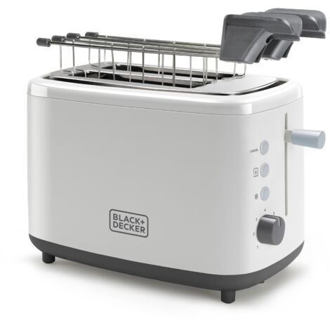 Black e Decker BXTOA820E Tostapane 2 Fette 820 W Bianco