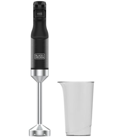 Black e Decker ES9160160B Frullatore ad immersione 1500 W Nero, Acciaio inox