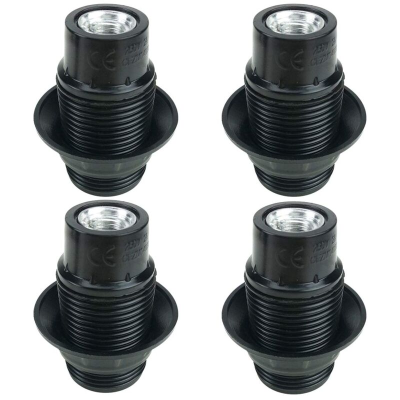 Image of Tinor - Black E14 Bulb Holder,&hellip;