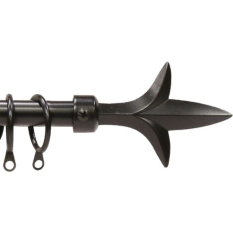 Black extensible Lancia Brixo Estensibile da 71 cm a 122 cm