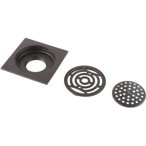 Black Floor Drain Copper Floor Drain Strainer for Kitchen Bathroom Balcony Supplies