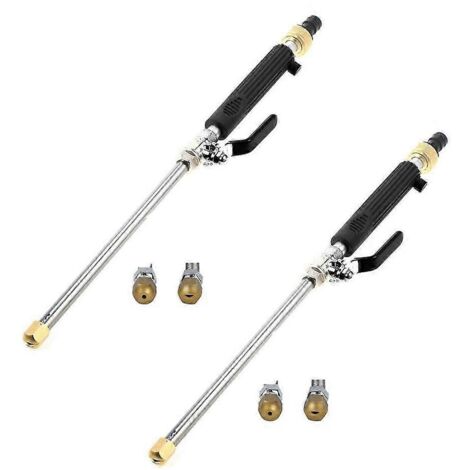 black Garden hose power washer upgraded nozzle