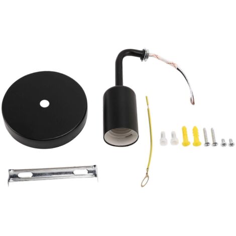 Black Loft Antique Iron Simple Bar Aisle Wall Sucker Wall lamp--