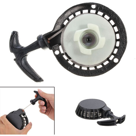 Black Metal Mini Moto Easy Pull Start Pullstarter For 49cc Mini Quad ATVs Dirt Bike Engines