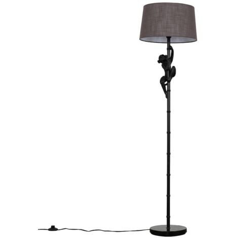 Black Monkey Floor Lamp Light Shades + LED Light Bulb