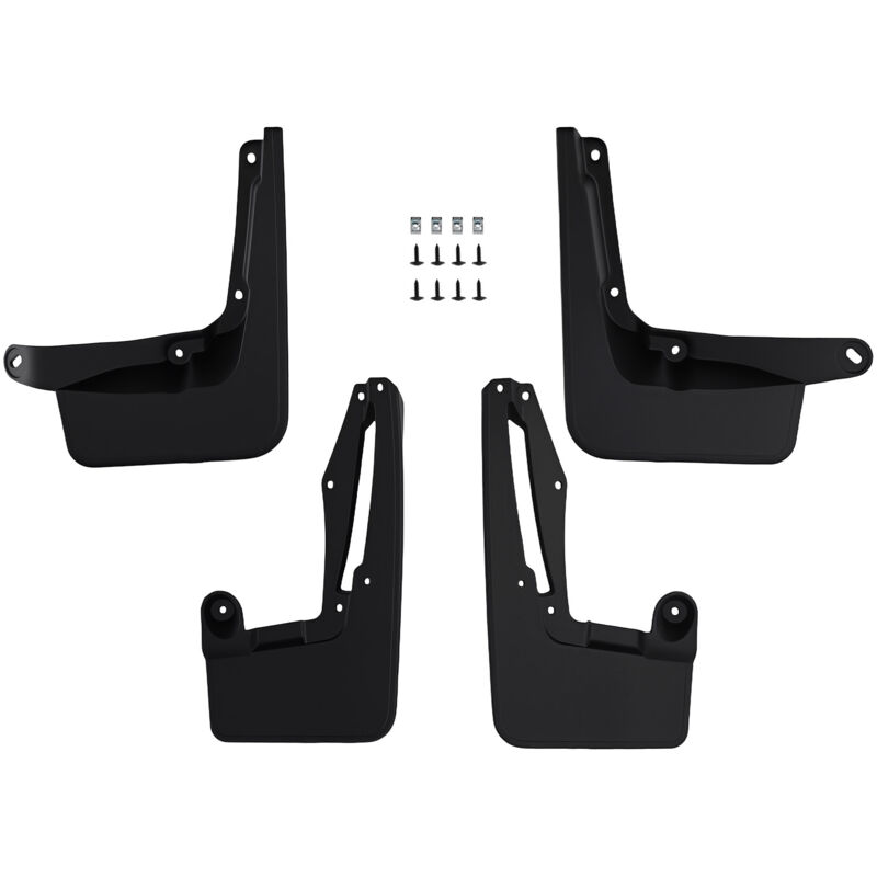 Black Mud Flaps for BMW 5 Series G30 Sedan G31 Touring 2017-2023 Front Rear Set
