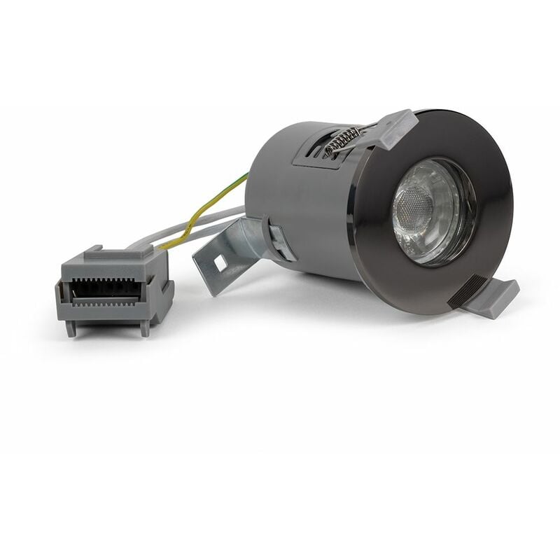 Se Home - Black Nickel GU10 Fire Rated Downlight - IP65