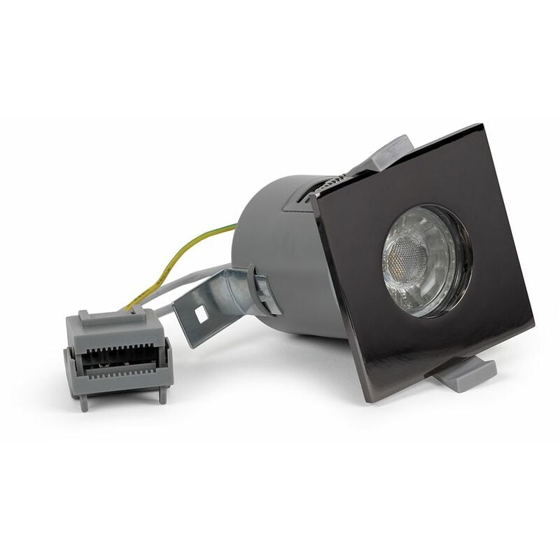 Se Home - Black Nickel GU10 Square Fire Rated Downlight - IP65