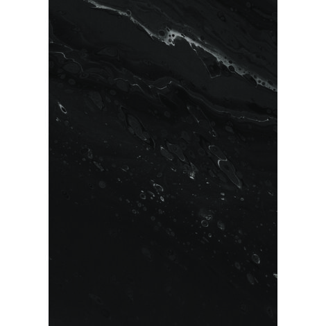 Black Painted Marble Laminate Worktop Edging Strip - 2m x 26mm - PP5015