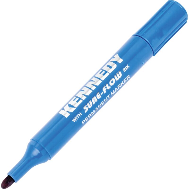 Blue Permanent Marker Pens - Kennedy