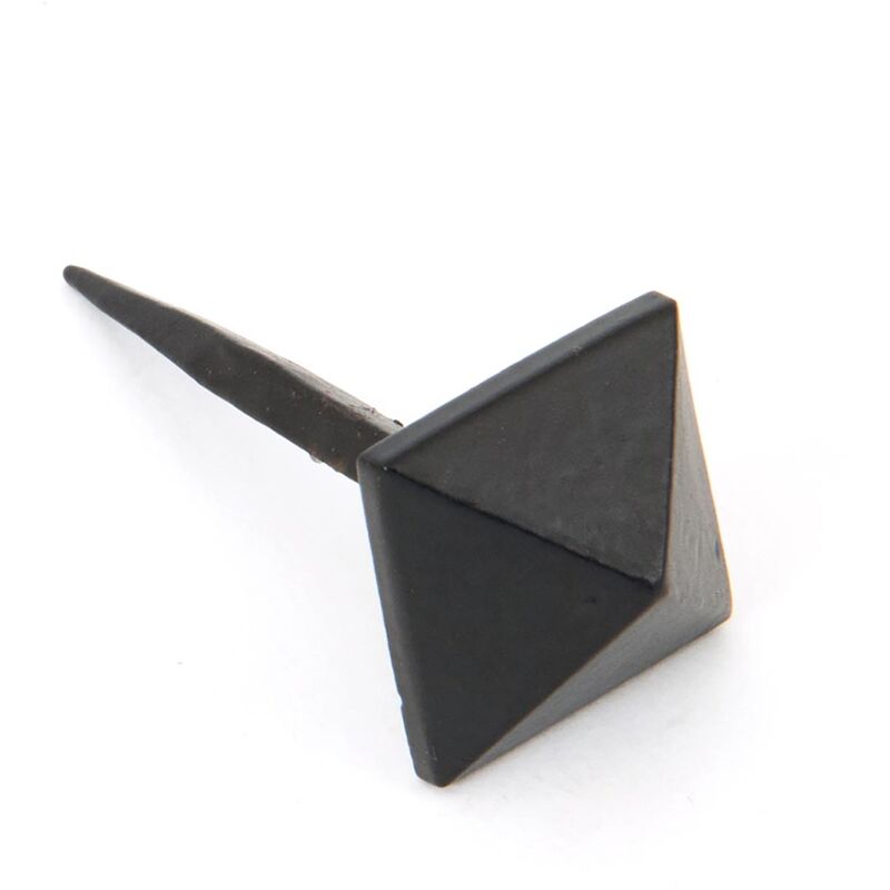 From The Anvil - Black Pyramid Door Stud - Small