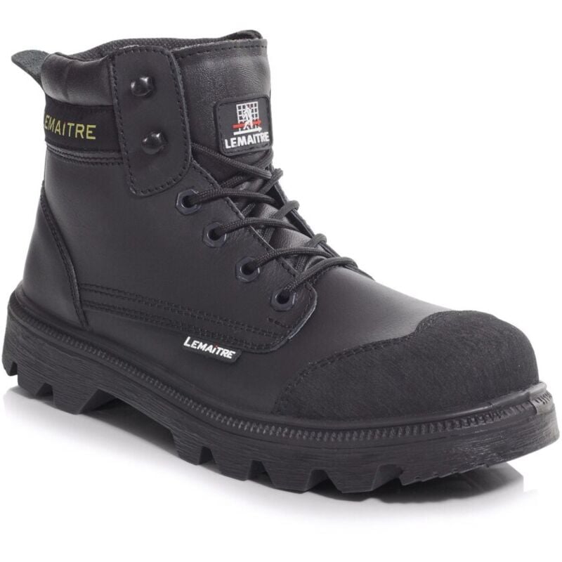 Black Safety Boots, Size 12 - Black - Lemaitre