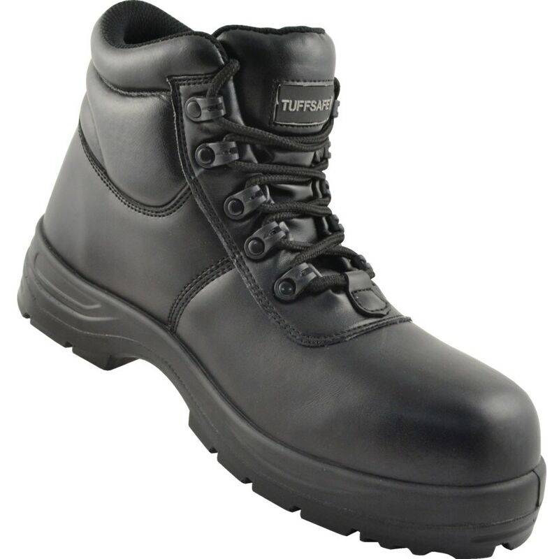 Black Chukka Metal Free Safety Boots Size - 6 - Tuffsafe